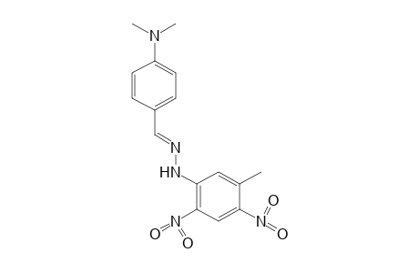 p-(dimethylamino)benzaldehyde, (4,6-dinitro-m-tolyl)hydrazone