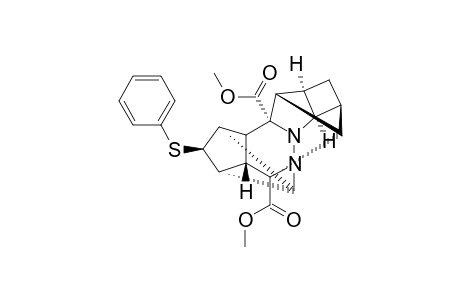 1,3,5:4,7,9-Dimetheno-5H-cyclobuta[4,5]pyrrolo[1,2-b]cyclopenta[d]pyridazine-4,9a(1H,6aH)-dicarboxylic acid, octahydro-2-(phenylthio)-, dimethyl ester, (1.alpha.,2.beta.,3.alpha.,3a.beta.,4.alpha.,5.alpha.,6a.alpha.,7.be ta.,8a.alpha.,9.beta.,9a.alpha.,9b.beta.,10R*,11S*)-