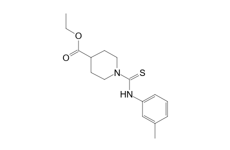 1-[m-tolyl(thiocarbamoyl)]-4-piperidinecarboxylic acid, ethyl ester