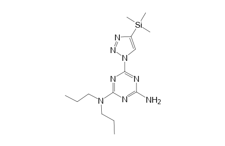 1,3,5-Triazine-2,4-diamine, N(2),N(2)-dipropyl-6-[4-(trimethylsilyl)-1H-1,2,3-triazol-1-yl]-