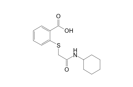 benzoic acid, 2-[[2-(cyclohexylamino)-2-oxoethyl]thio]-