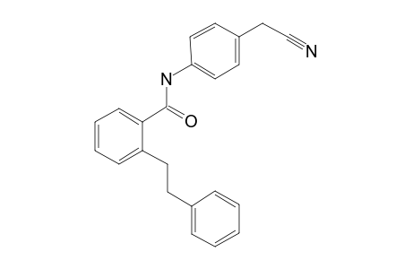 Benzamide, N-(4-cyanomethylphenyl)-2-phenethyl-