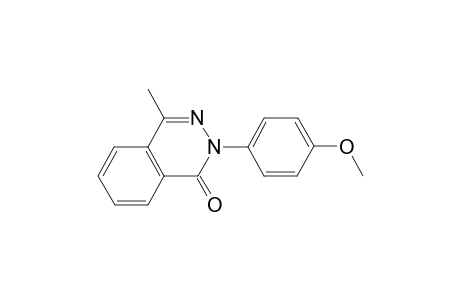 Phthalazin-1(2H)-one, 4-methyl-2-(4-methoxyphenyl)-