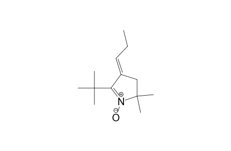 2H-Pyrrole, 5-(1,1-dimethylethyl)-3,4-dihydro-2,2-dimethyl-4-propylidene-, 1-oxide
