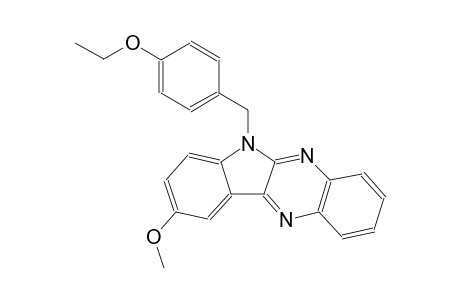 6-(4-ethoxybenzyl)-9-methoxy-6H-indolo[2,3-b]quinoxaline