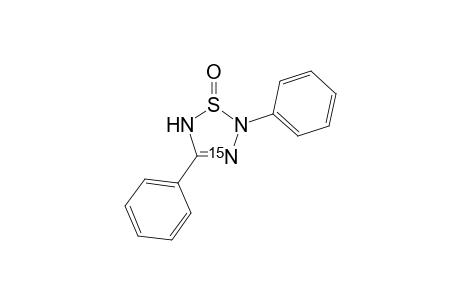 2,5-Dihydro-2,4-diphenyl-[3-15N]-1,2,3,5-thiatriazole 1-oxide