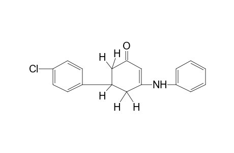 3-Anilino-5-(p-chlorophenyl)-2-cyclohexen-1-one