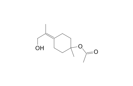Cyclohexanol, 4-(2-hydroxy-1-methylethylidene)-1-methyl-, 1-acetate