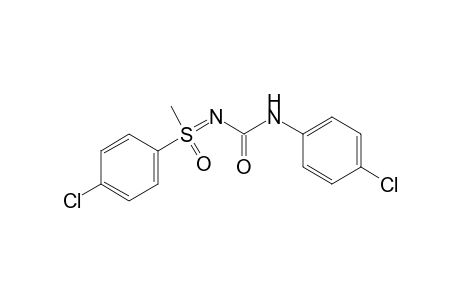 S-(p-chlorophenyl)-N-[(p-chlorophenyl)carbamoyl]-S-methylsulfoximine