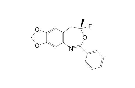 (4S)-7,8-Dioxolo-4-fluoro-4-methyl-2-phenyl-4,5-dihydrobenzo[d]-1,3oxazepine