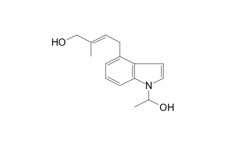 4-[1-(1-Hydroxyethyl)-1H-indol-4-yl]-2-methylbut-2-en-1-ol