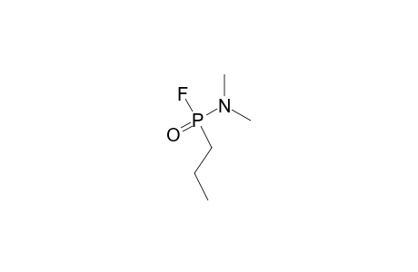 (CH3)2NP(O)C3H7F;N,N-DIMETHYL-P-PROPYL-PHOSPHONAMIDIC-FLUORIDE