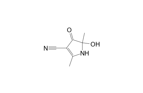 5-hydroxy-4-keto-2,5-dimethyl-2-pyrroline-3-carbonitrile