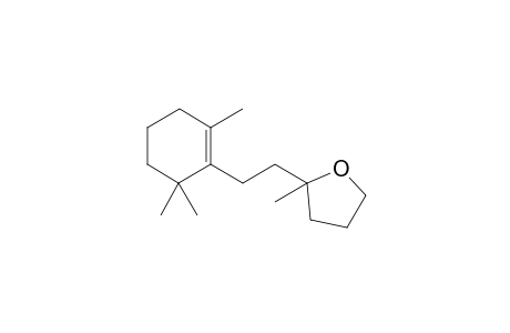 2-Methyl-2-[2'-(2",6",6"-trimethylcyclohex-1"-enyl)ethyl]tetrahydrofuran