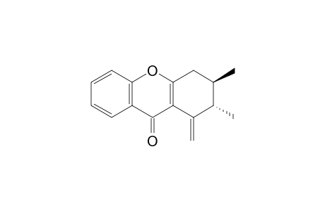 (2S/R,3R/S)-1-Methylidene-1,2,3,4-tetrahydro-2,3-dimethyl-9H-xanthen-9-one