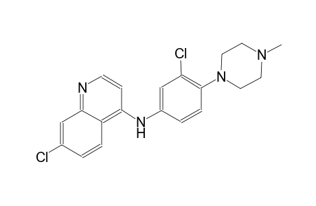 N-[3-chloro-4-(4-methyl-1-piperazinyl)phenyl]-N-(7-chloro-4-quinolinyl)amine