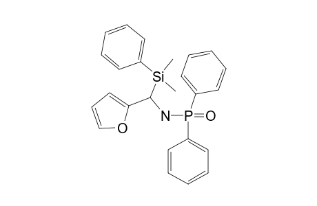 P,P-DIPHENYL-N-(1-DIMETHYLPHENYLSILYL-2-FURYLMETHYLENE)-PHOSPHINIC-AMIDE