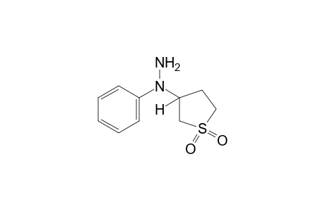 1-phenyl-1-(tetrahydro-3-thienyl)hydrazine, S,S-dioxide