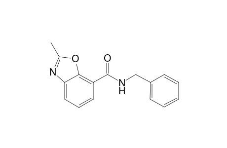 Benzooxazole-7-carboxylic acid, 2-methyl-, benzylamide