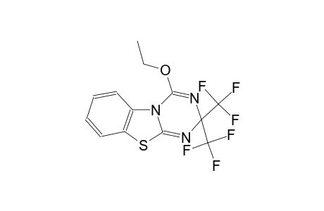 2H-1,3,5-Triazino[2,1-b]benzothiazole, 4-ethoxy-2,2-bis(trifluoromethyl)-