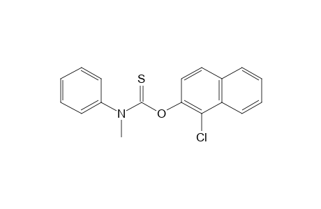 N-methylthiocarbanillic acid, O-(1-chloro-2-naphthyl) ester