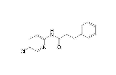 N-(5-chloro-2-pyridinyl)-3-phenylpropanamide