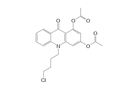 10-(4-CHLORO-BUTYL)-9-OXO-9,10-DIHYDRO-ACRIDINE-1,3-DIYL-DIACETATE