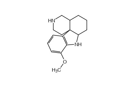 1,2,3,4,4a,5,6,7,7a,8-decahydro-9-methoxypyrido[3,4-d]carbazole