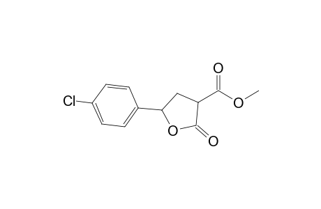 5-(4-Chlorophenyl)-2-keto-tetrahydrofuran-3-carboxylic acid methyl ester