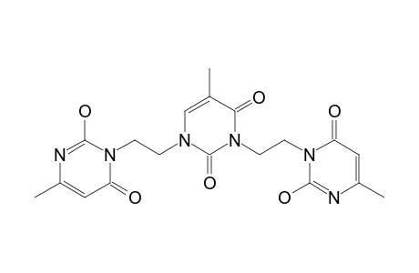 1,3-bis[2-(3',4'-Dihydro-6'-methyl-2'-hydroxy-4'-oxo-3'-pyrimidinyl)ethyl]-5-methyluracil