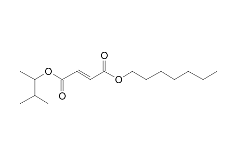 Fumaric acid, heptyl 3-methylbut-2-yl ester