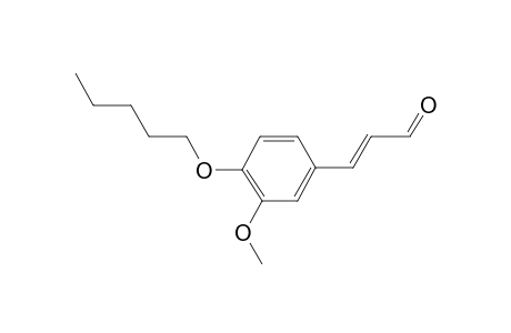 Coniferyl aldehyde, N-pentyl ether