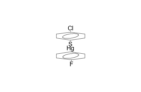 4-FLUOROPHENYLMERCURY 4-CHLOROTHIOPHENOLATE