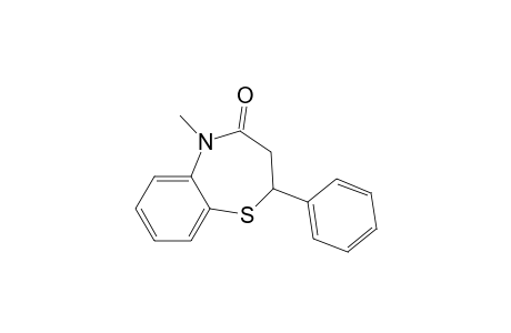 5-Methyl-2-phenyl-2,3,4,5-tetrahydro-1,5-benzothiazepin-4-on