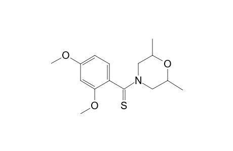 Methanethione, (2,4-dimethoxyphenyl)(2,6-dimethylmorpholino)-