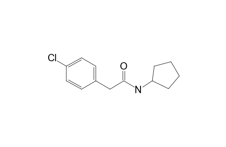 2-(4-Chlorophenyl)-N-cyclopentylacetamide