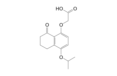 [(4-isopropoxy-8-oxo-5,6,7,8-tetrahydro-1-naphthyl)oxy]acetic acid