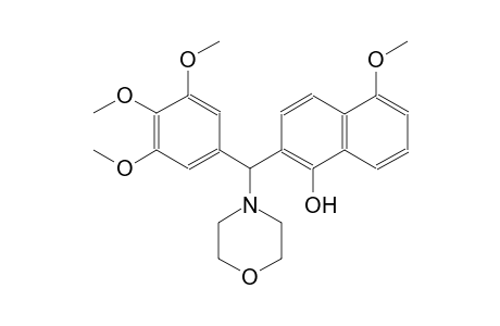 1-naphthalenol, 5-methoxy-2-[4-morpholinyl(3,4,5-trimethoxyphenyl)methyl]-