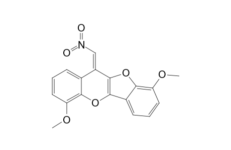 11-Nitromethylene-4,9-dimethoxy-11H-benzofuro[3,2-b][1]benzopyran