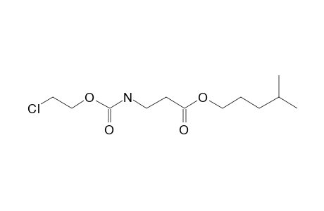 .beta.-Alanine, N-(2-chloroethoxycarbonyl)-, isohexyl ester