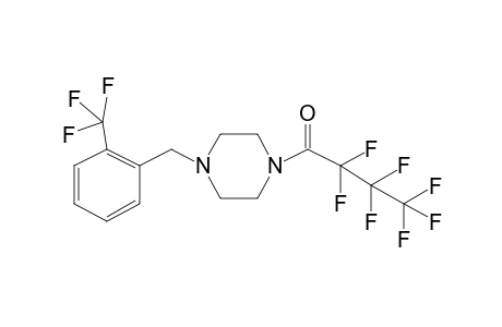 2,2,3,3,4,4,4-Heptafluoro-1-(4-(2-(trifluoromethyl)benzyl)piperazin-1-yl)butan-1-one