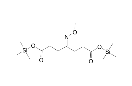 Heptanedioic acid, 4-(methoxyimino)-, bis(trimethylsilyl) ester