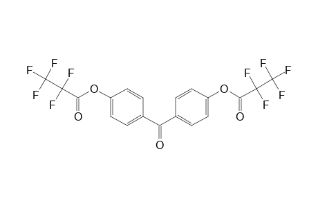 4,4'-Dihydroxybenzophenone, bis(pentafluoropropionate)