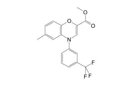 Methyl 6-methyl-4-[3-(trifluoromethyl)phenyl]-1,4-benzoxazine-2-carboxylate