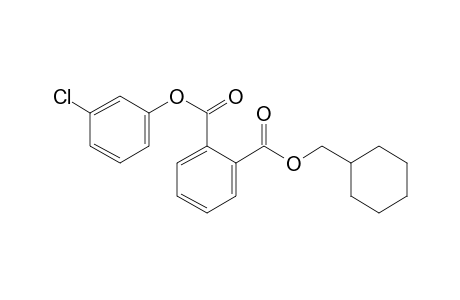 Phthalic acid, 3-chlorophenyl ceclohexylmethyl ester