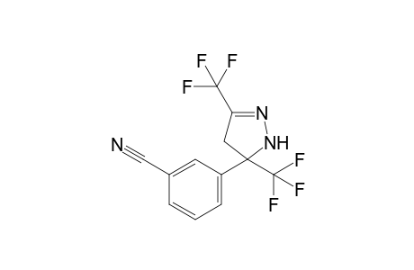 3-(3,5-Bis(trifluoromethyl)-4,5-dihydro-1H-pyrazol-5-yl)benzonitrile