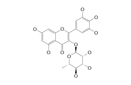 MYRICITRIN;MYRICETIN-3-O-ALPHA-L-RHAMNOPYRANOSIDE