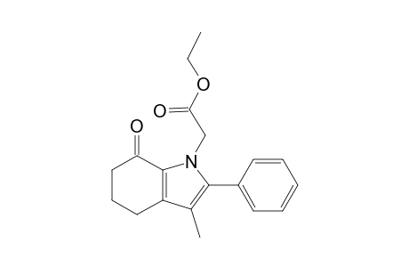 3-METHYL-2-PHENYL-1,4,5,6-TETRAHYDRO-7H-INDOL-7-OXO-1-ACETIC-ACID-ETHYLESTER