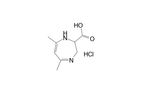 2,3-dihydro-5,7-dimethyl-1H-1,4-dxazepine-2-carboxylic acid, monohydrochloride