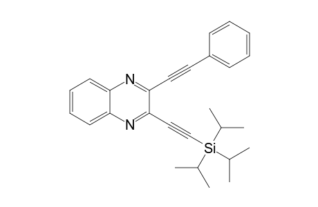 2-(Phenylethynyl)-3-triisopropylsilylethynylquinoxaline